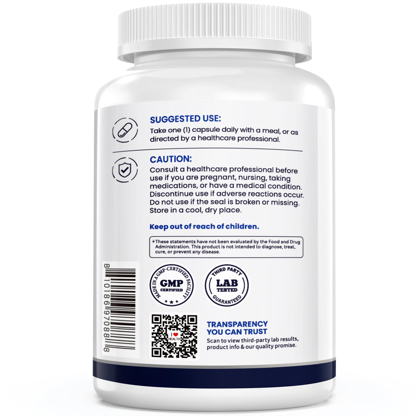 Liposomal NMN 500mg Supplement with ILH™ NMN Blend – 60 Veggie Capsules