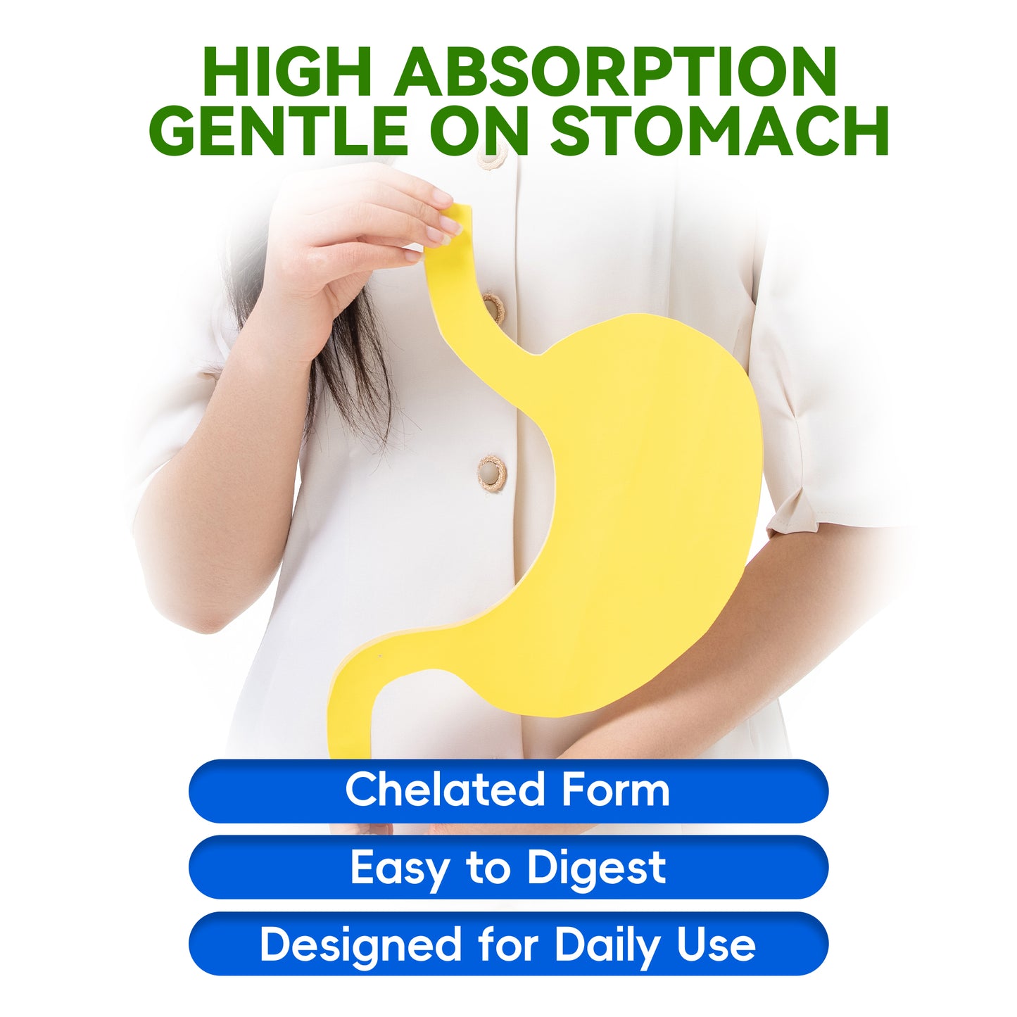 Magnesium Glycinate 500mg per Capsule – 240 Capsules – High Absorption Magnesium Supplement for Relaxation, Calmness & Muscle Support – Gentle on Stomach – Made in USA